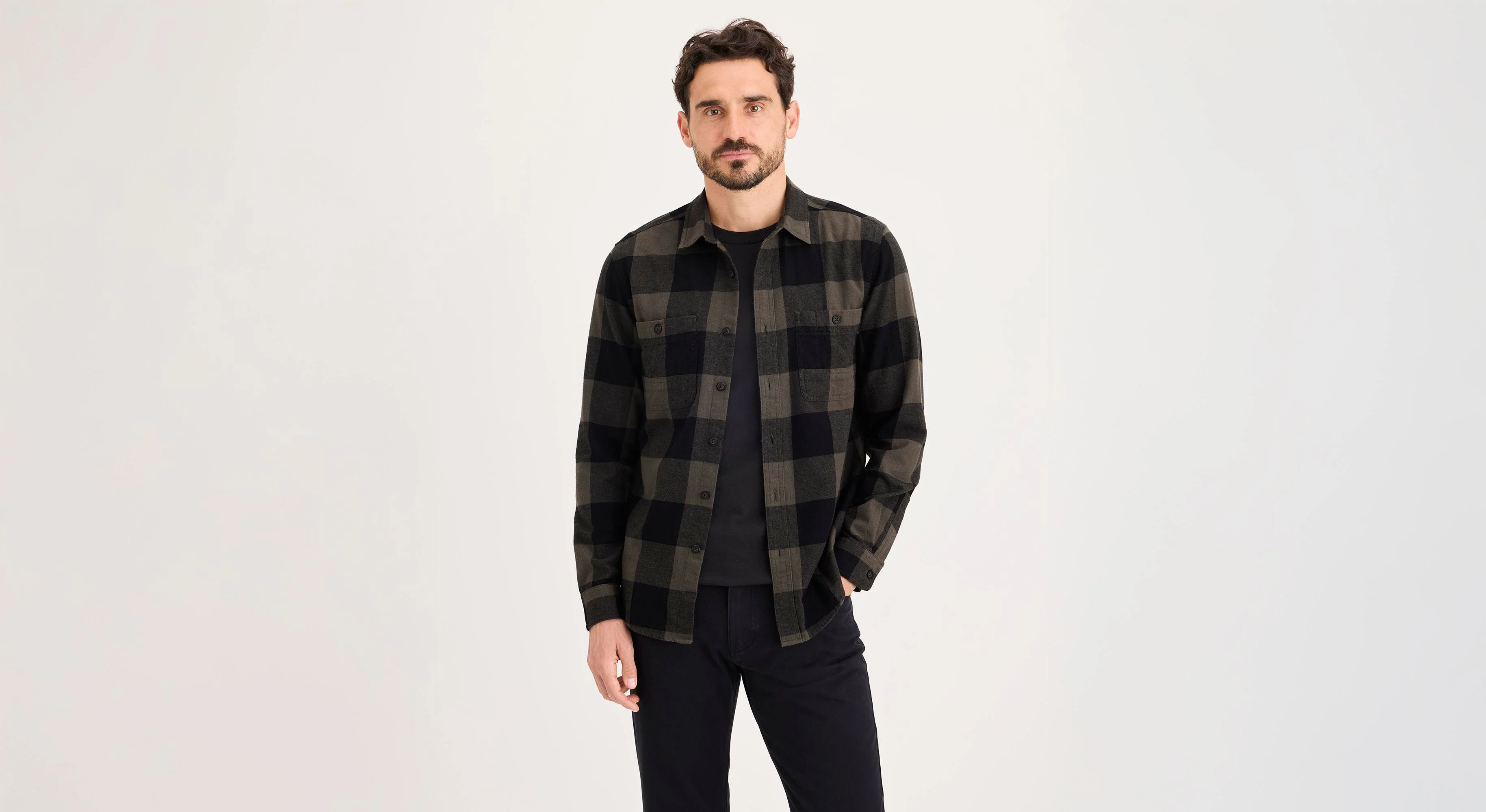 Men's Regular Fit 2 Pocket Work Shirt