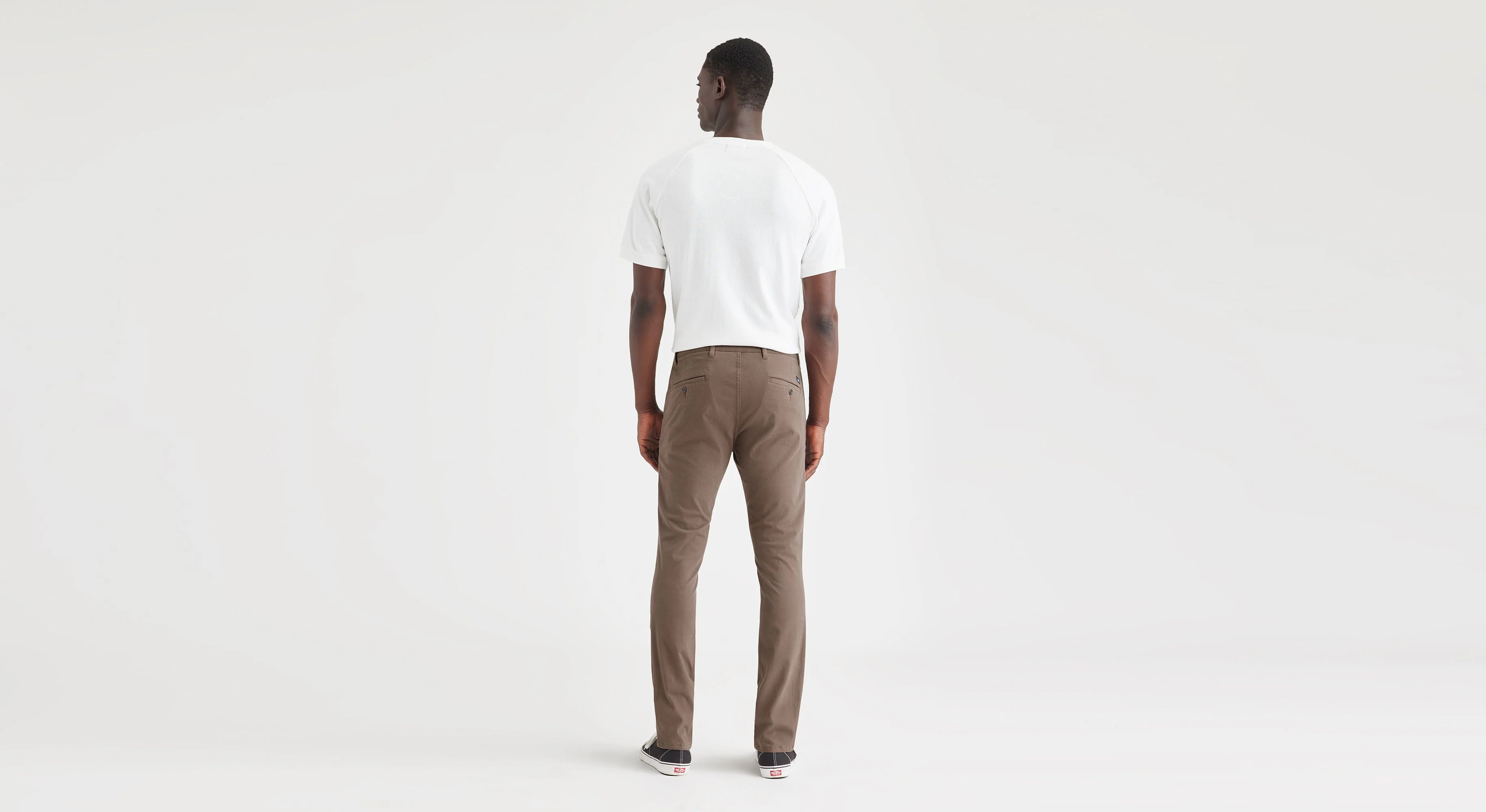 Men's Skinny Fit Supreme Flex Alpha Khaki Pants - Image 2
