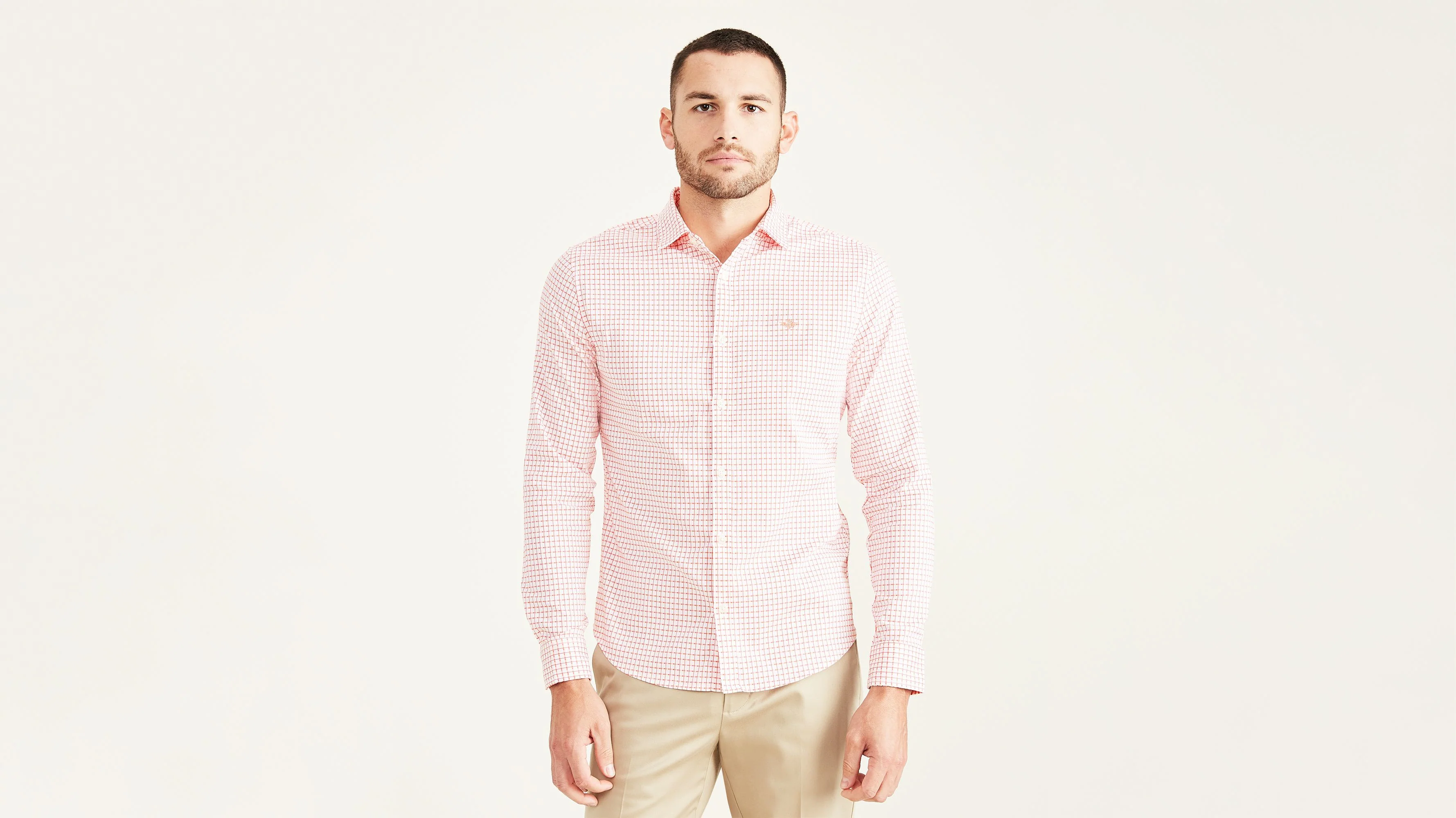 Men's Slim Fit Refined Poplin Shirt