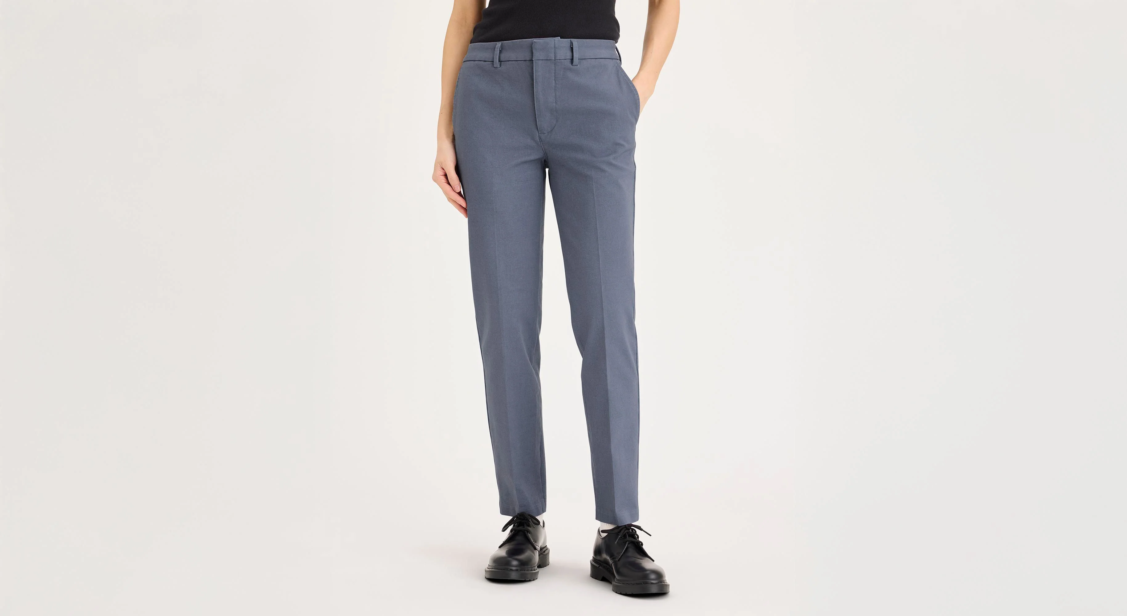 Mid-Rise Collins Trouser with Sculpt, Slim FIt - Image 2