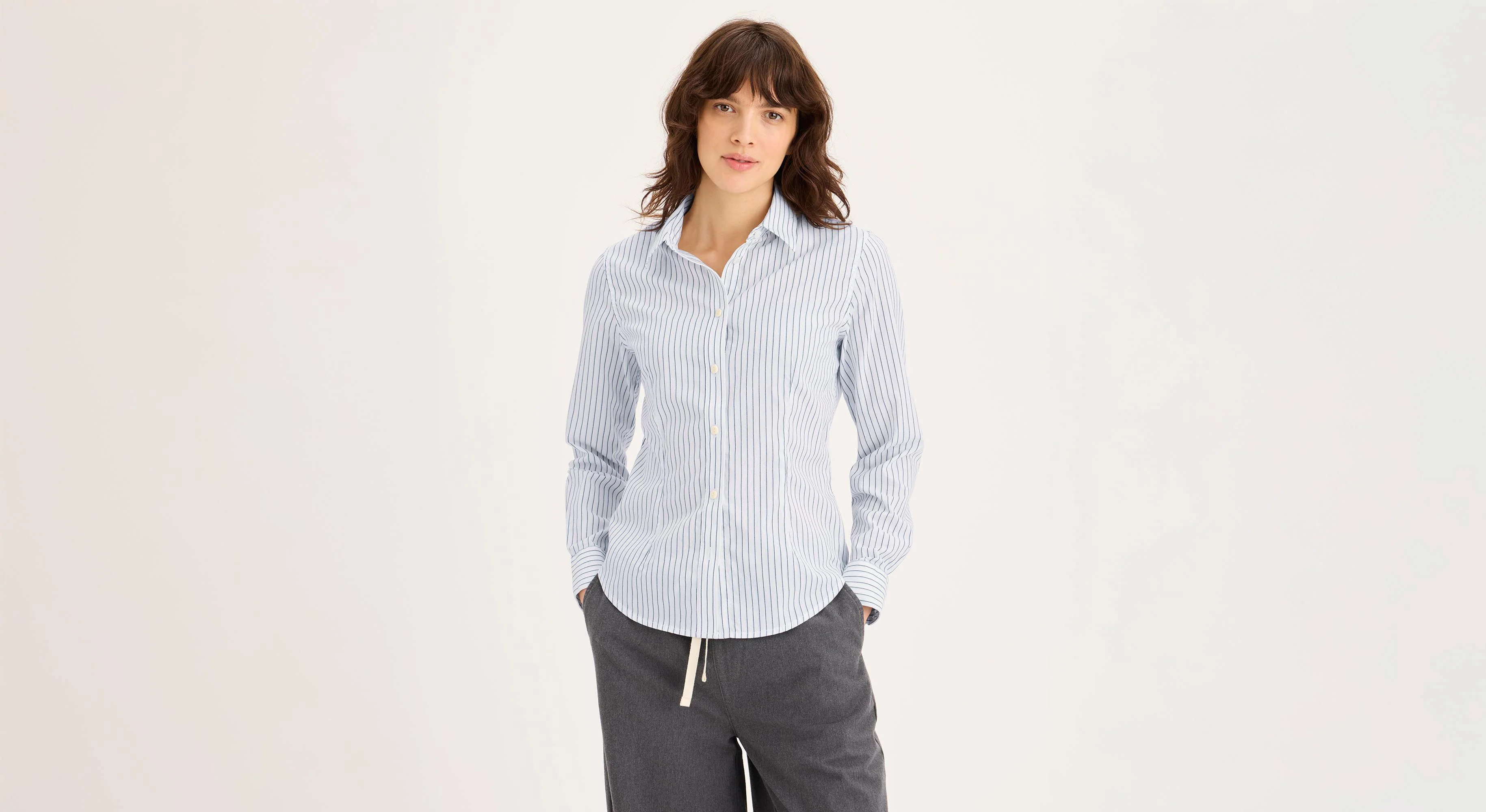 Signature Shirt with Stain Defender®, Slim Fit